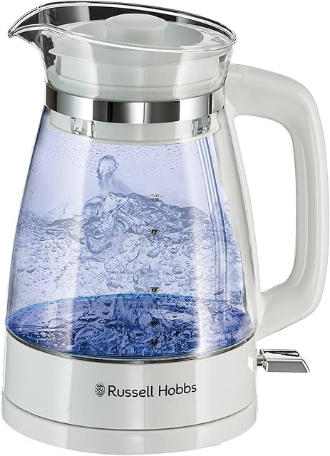 Russell Hobbs 26081 Classic Glass Kettle White