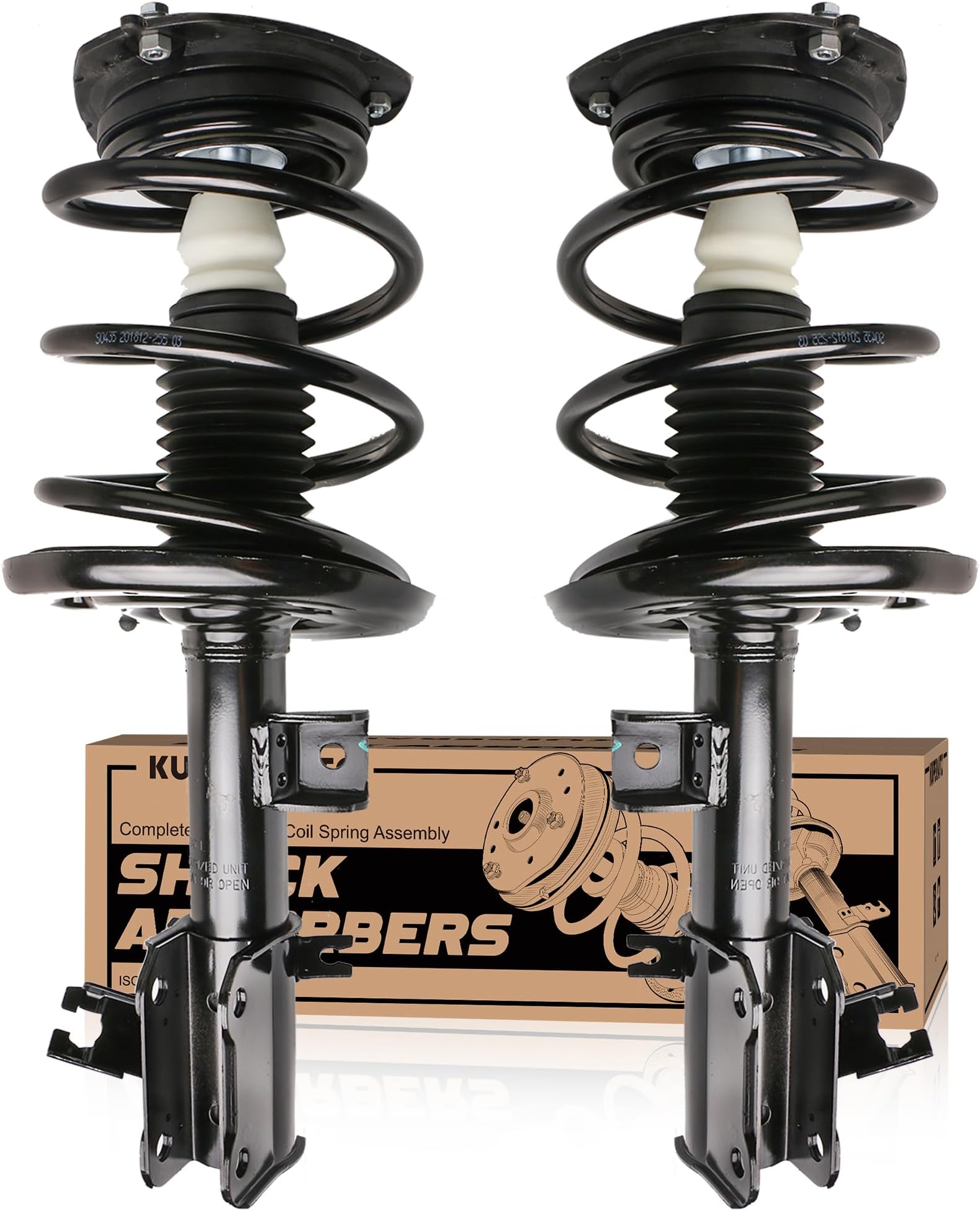 Pair Front Complete Struts Assembly 172392 Compatible for 2007-2012 Nissan Altima Coupe/Sedan 2.5L Replacement Coil Spring Shock Absorbers (2PCS)