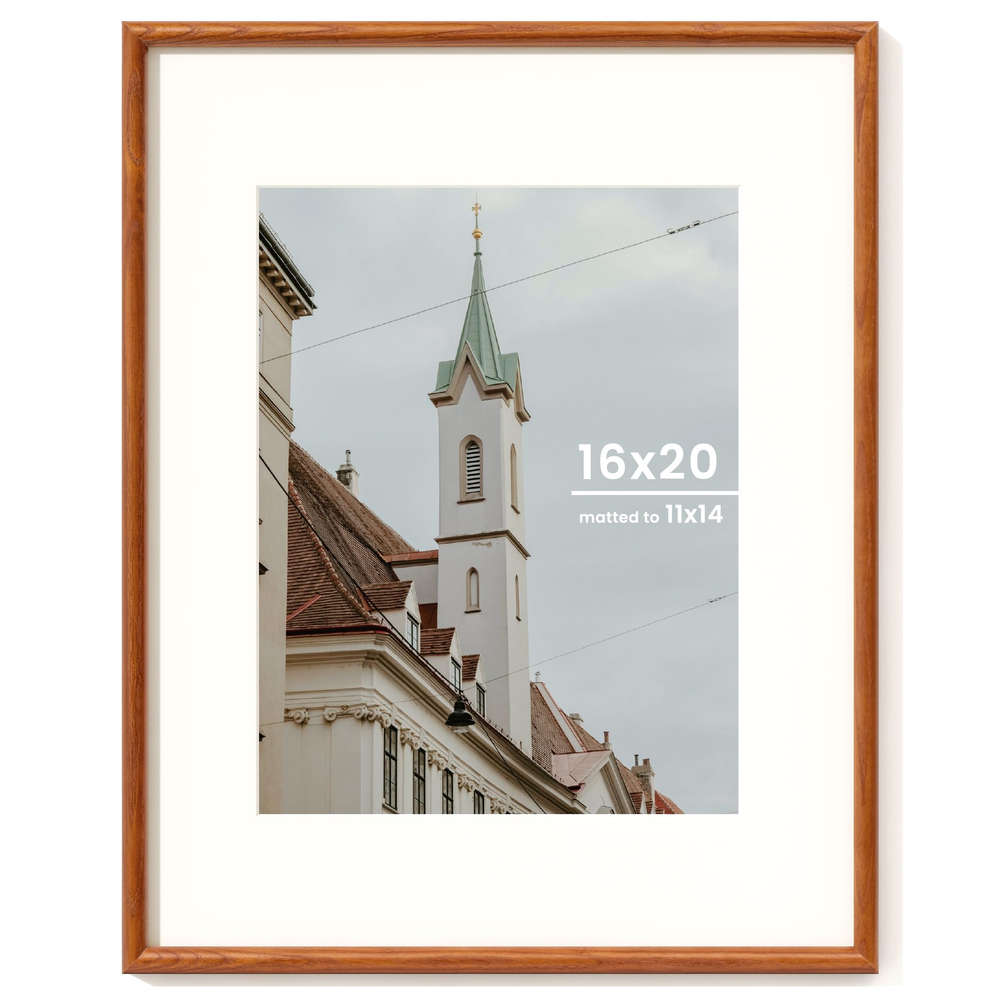 ⭐︎JASS⭐︎ Amazon.com - Axeman 16x20 Wood Frame with Real Glass - 16x20