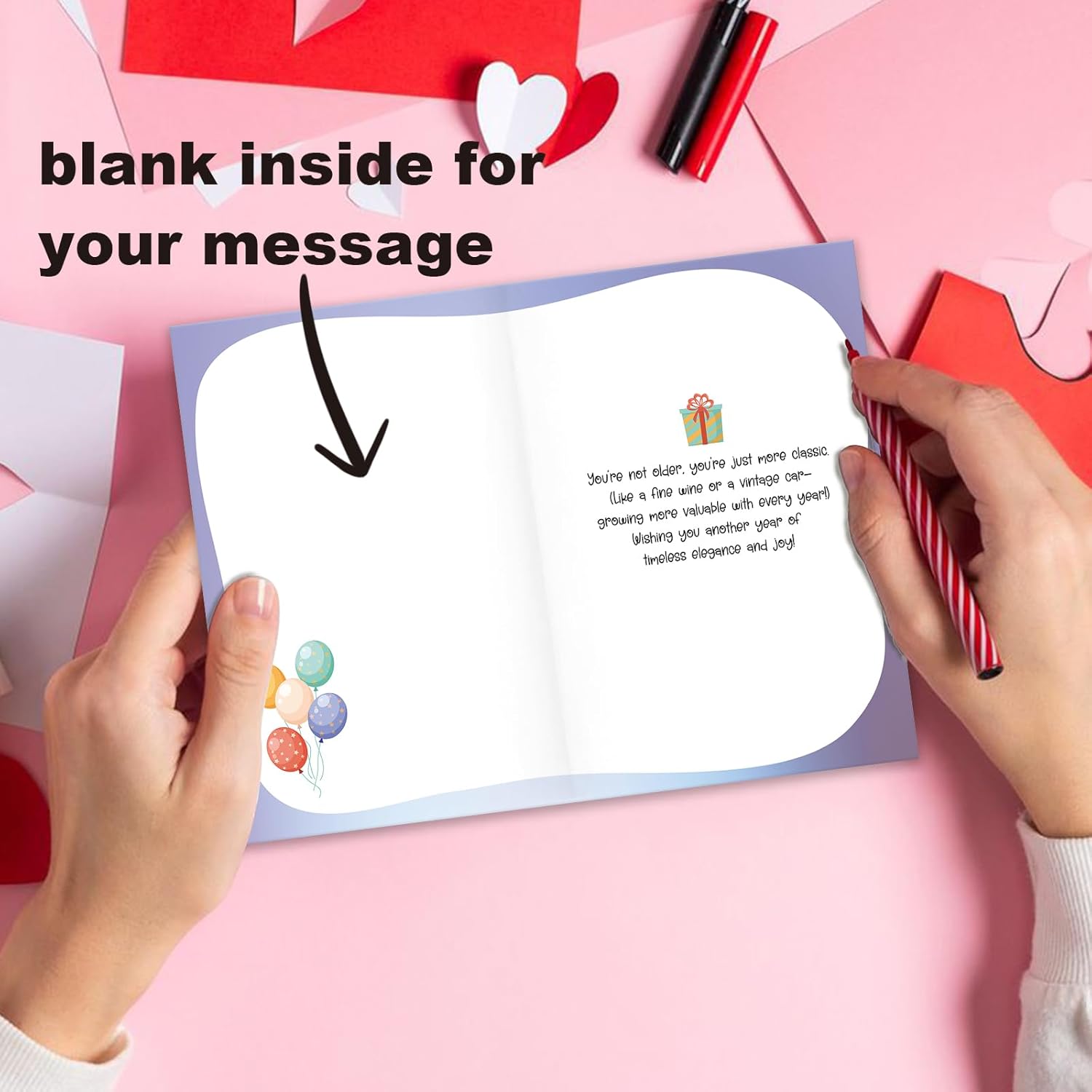 Funny 80th Birthday Card Gifts for Women Men, Happy 80th Birthday Decorations for Mom Dad Grandad Grandma, 80 Years Old Milestone Humor with Yearly Time Count - Image 7