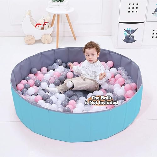 Miniatura 10 de Pozo de bolas para niños patio de juegos para bebés corral de juegos para bebés valla para bebé plegable portátil no necesita inflar más de 12 pies