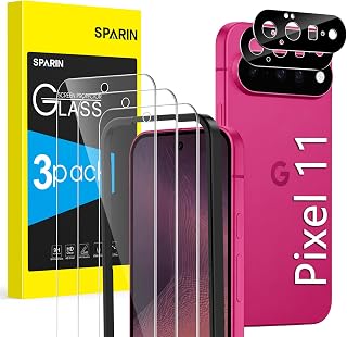 SPARIN Schutzglas-Set für Google Pixel 11 mit Kameraschutz Panzerglas