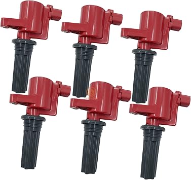 HIGH ENERGY IGNITION COIL PACK OF 6 COMPATIBLE WITH JAGUAR S-Type XJ X-Type LINCOLN LS 2.5 3.0 V6 REPLACEMENT FOR FD496 C1346 DG528 DG517 H2216D-R