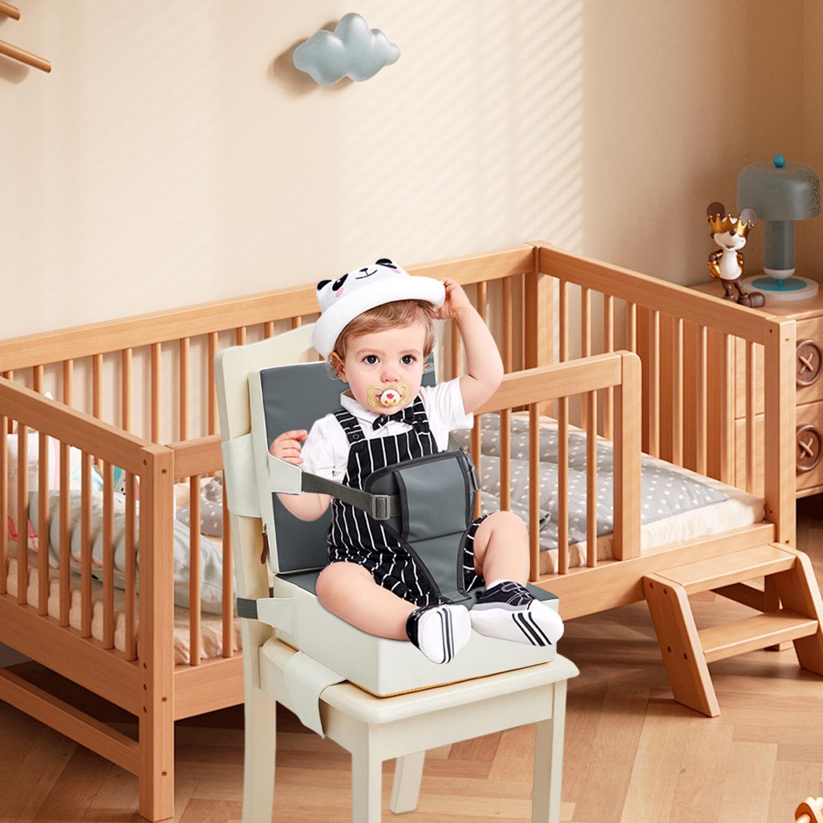 Elevador de asiento para niños pequeños – Cojín elevador extraíble para niños y niños pequeños | Cojín elevador ligero y portátil, resistente a los arañazos, cojín elevador para niños para arroz