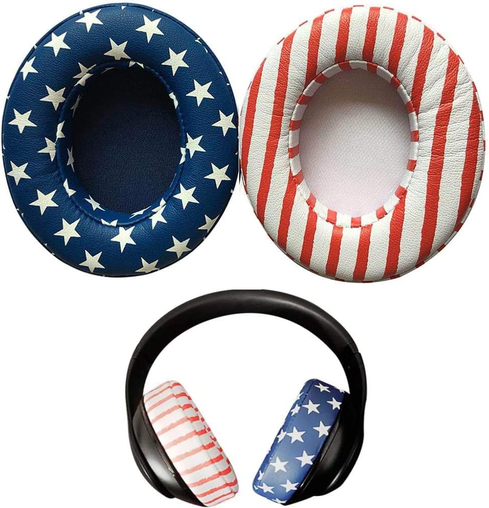 Beats Replacement Ear Pads, Compatible with Beats Studio 2.0 Wired/Wireless and Studio 3 Over Ear Headphones by Dr. DRE ONLY, Top Norch Memory Foam