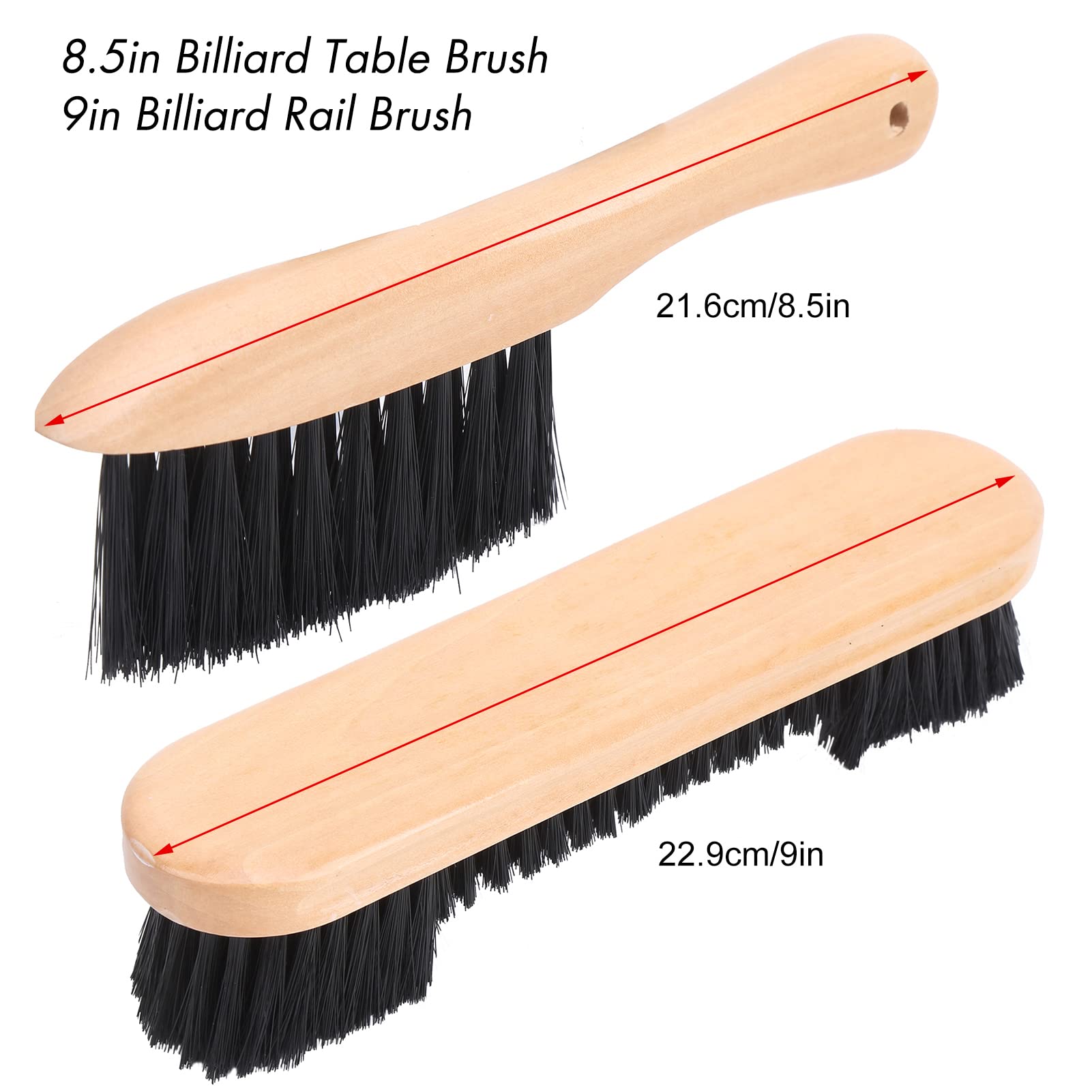 Billiard Brush, Safe Billiard Table Brush, Convenient Stable Tables Chairs for Cleaning Billiard Accessory