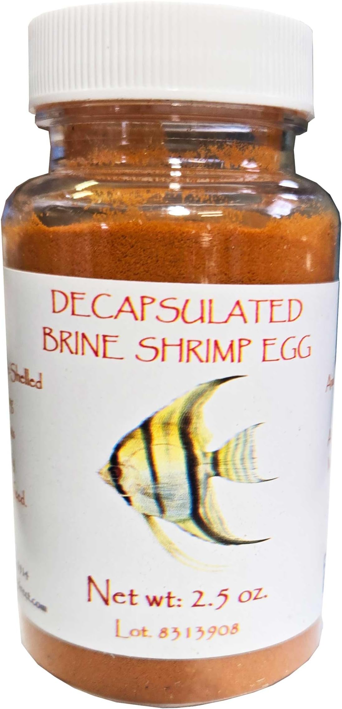 Decapsulated Brine Shrimp Eggs (Non-Hatching), 2.5 oz Jar
