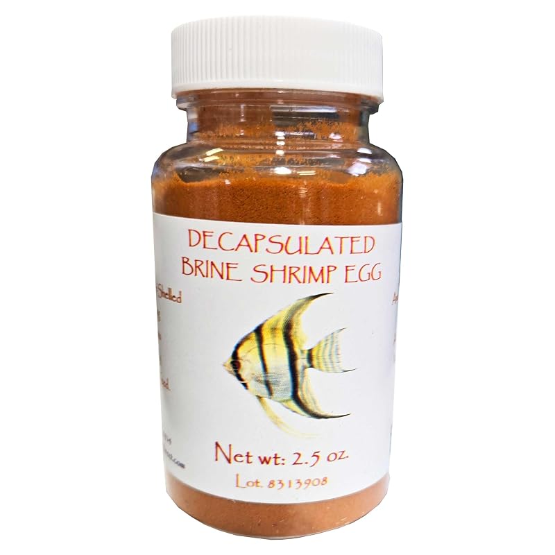 Alimento para Peixes com Ovos de Artêmia Descapsulados Brine Shrimp Direct – Não Eclodentes, 71 g