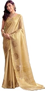 Indian wedding Tissue saree for women Blouse Muslim saari 9863