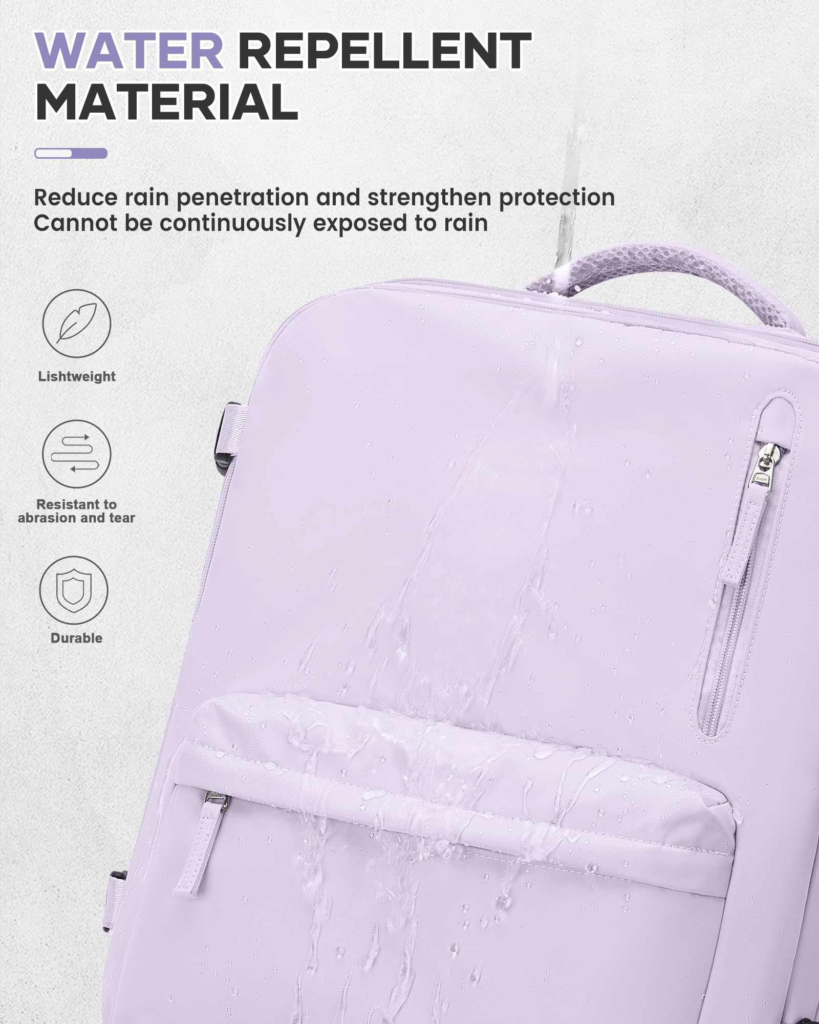 BJLFS Borse da Cabina per Ryanair 40×20×25 Bagaglio a Mano Easyjet 45×36×20 Borsa Zaino da Viaggio, Zaino da trekking,Zaino Casual per laptop da 14 pollici per scuola