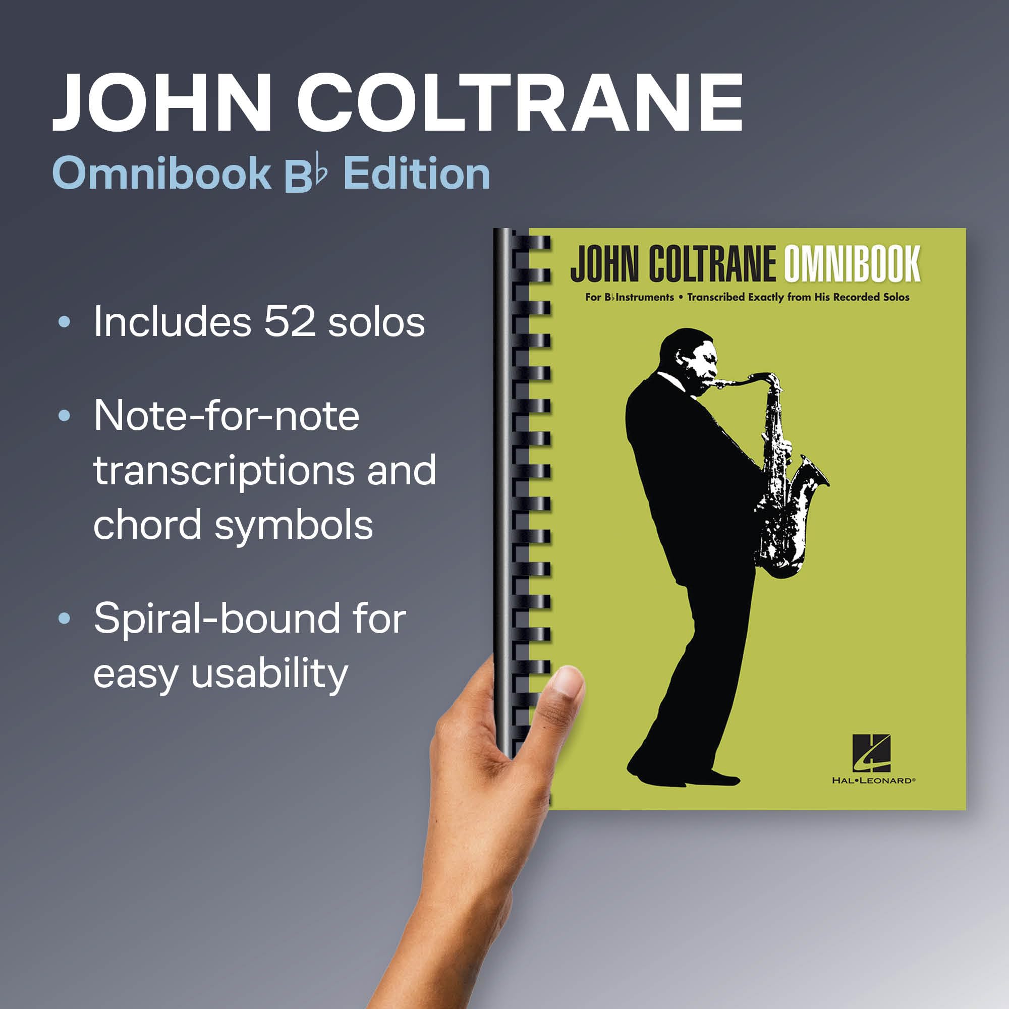 John coltrane - omnibook - instruments en si - for b-flat instruments