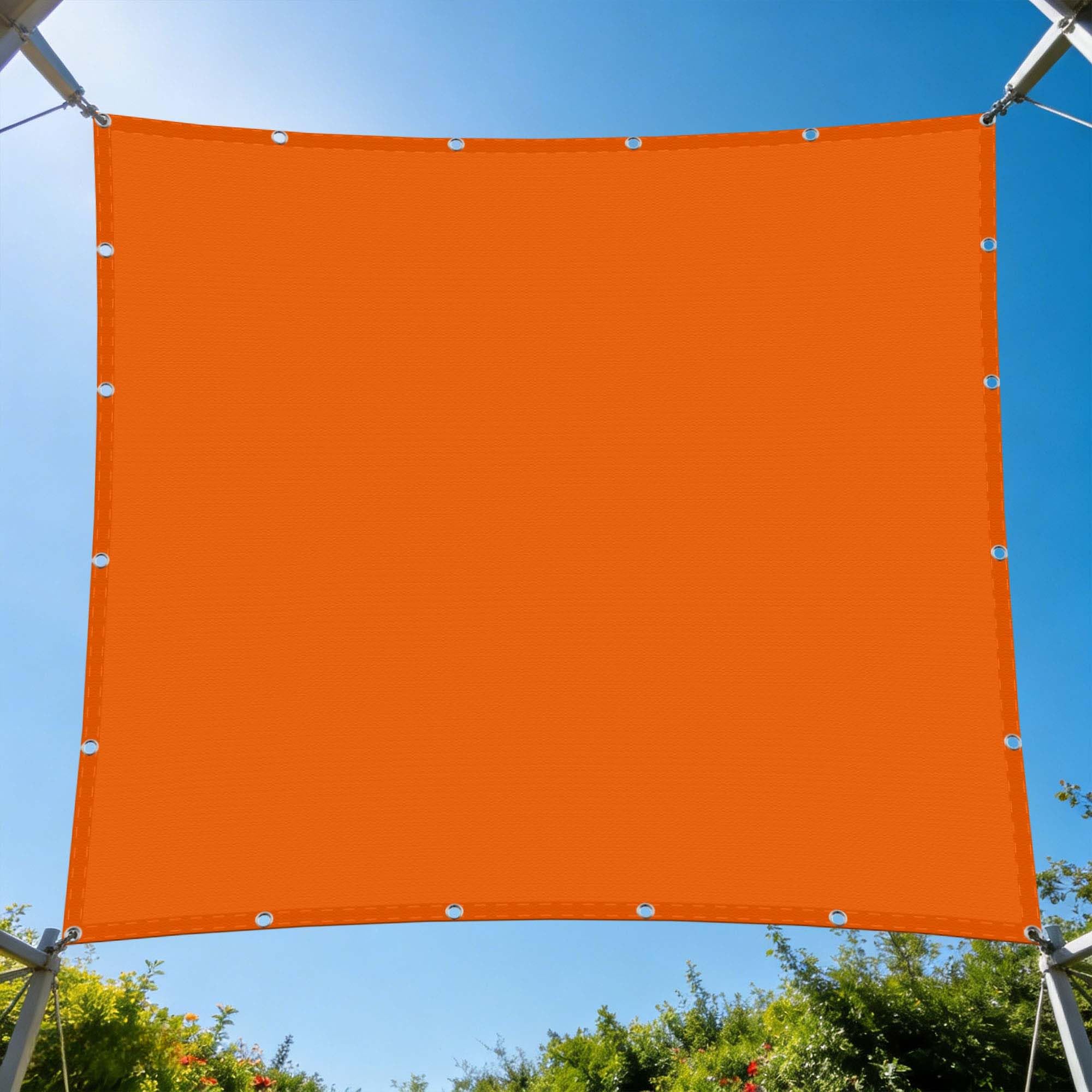 Voile d'ombrage de haute qualité respirant résistant à l'eau orange