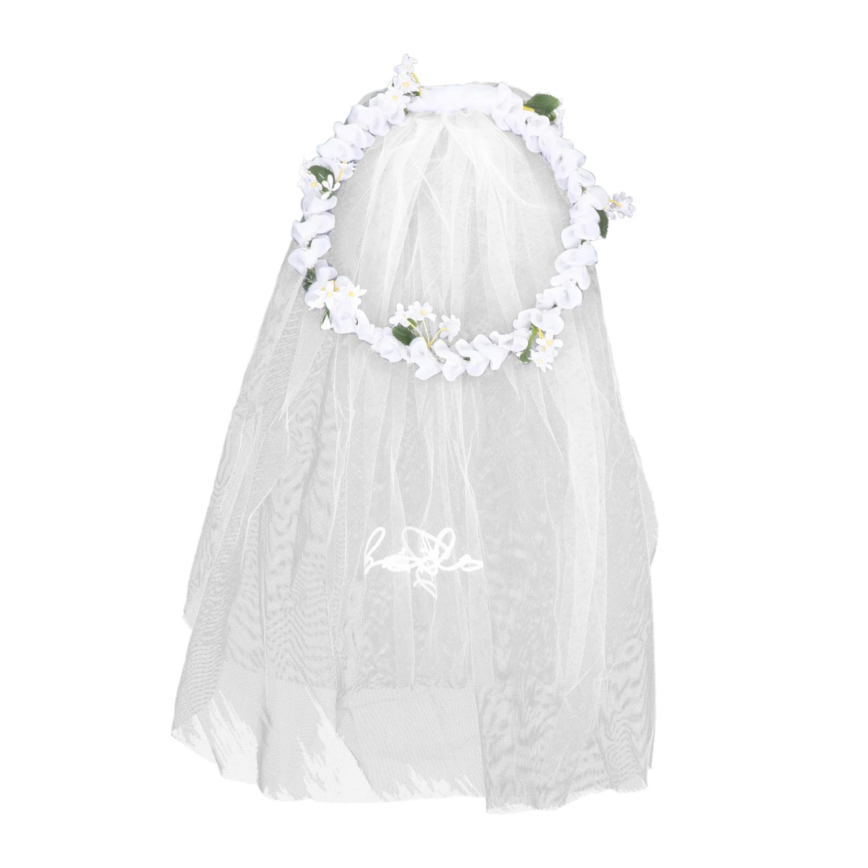 VICASKY 4 Pezzi Sposa con Artificiale e Fascia Matrimonio con Fiori Realistici Accessorio per e Nozze