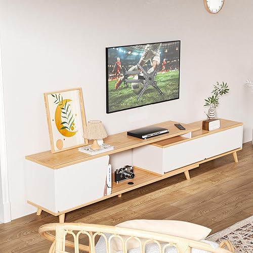 Miniatura 6 de GearFusion Soporte para monitor de TV de movimiento completo, soporte de pared articulado para la mayoría de televisores curvos planos LED LCD de 13