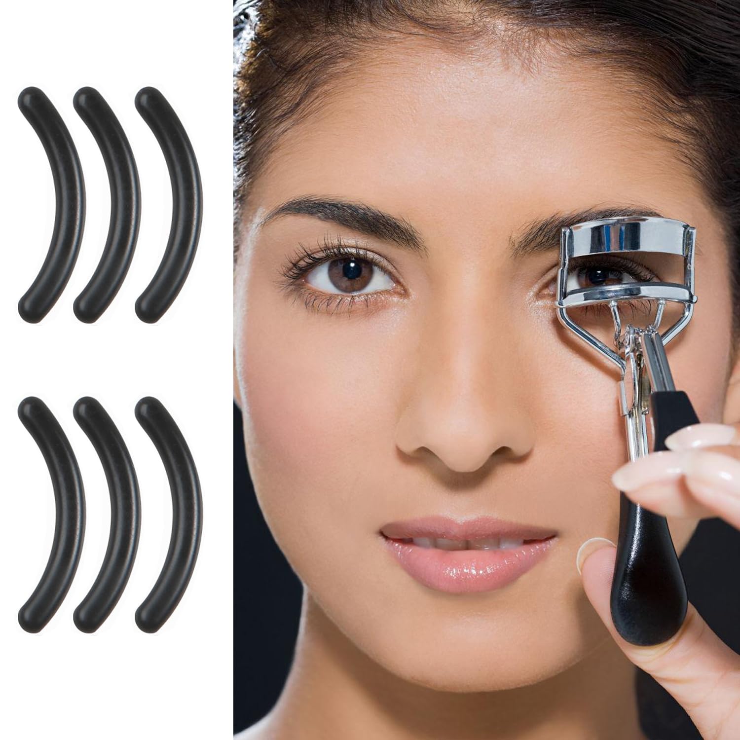 iLulala 24pcs Eyelash Curler Refill Pads Compatible with Shiseido, Eye Lash Curler Refills Silicone Lash Curler Refill Pad...