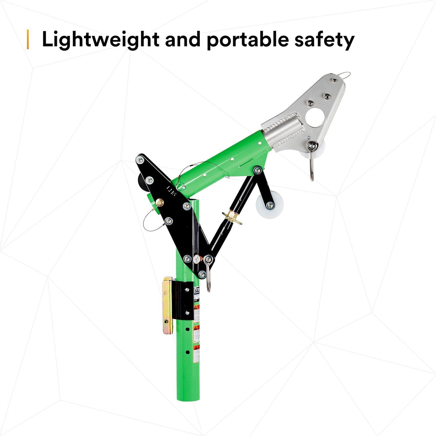 3M DBI-SALA Advanced 8518001 Davit Component, 11-1/2""-27-1/2"" Adjustable Offset Upper Davit Mast With 33""- 43"" Anchor Point Height, Aluminum - Fall Arrest Kits - 