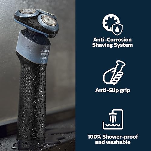 Miniatura 4 de Philips Norelco Afeitadora X5000, Afeitadora recargable para húmedo y seco con recortadora de precisión y bolsa de almacenamiento, X500685