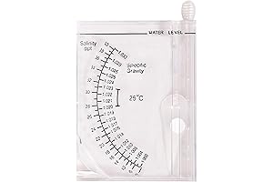 Precise Hydrometer Salinity Tester for Aquarium Sea Fish Tank Salt Water Maintenance