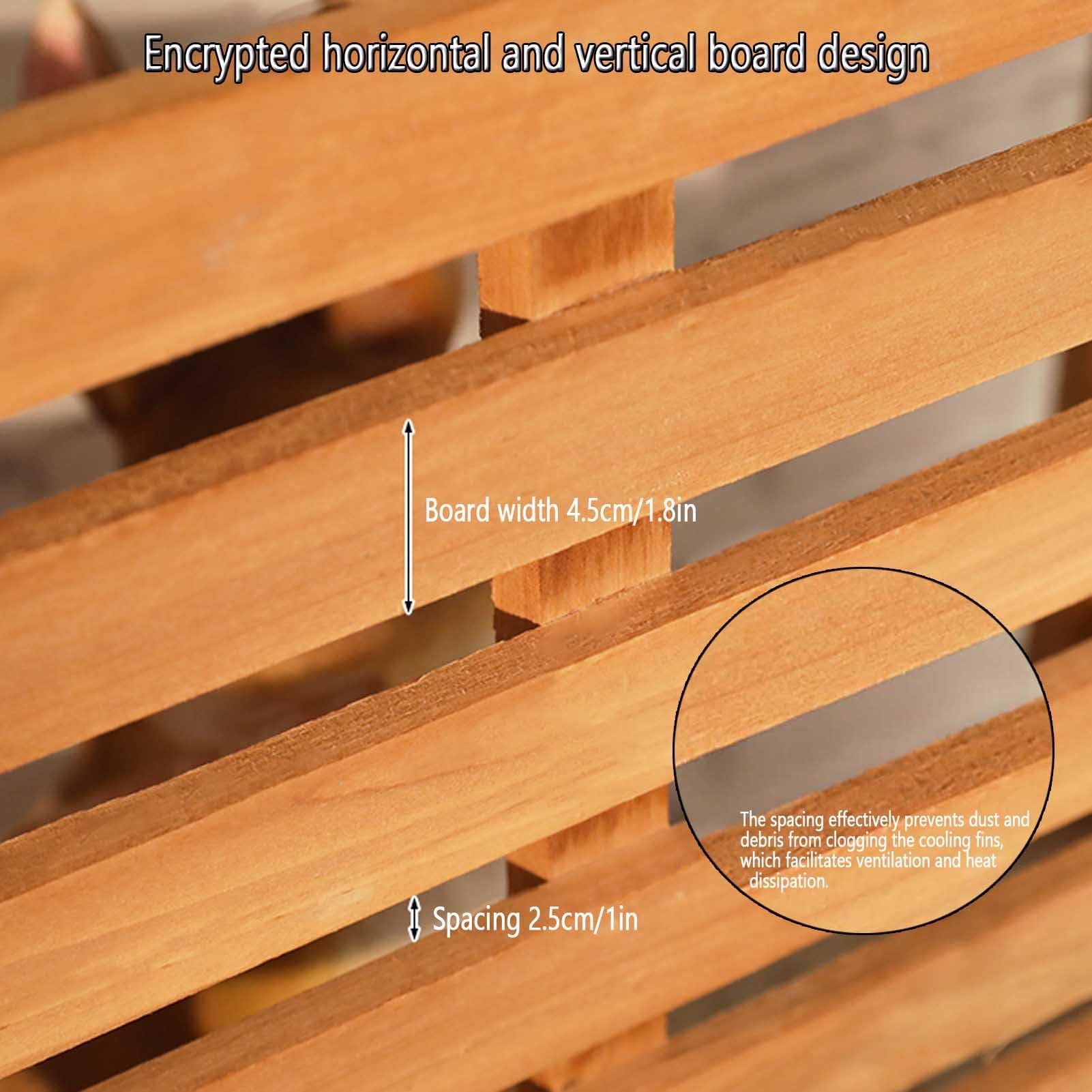 Valla de aire acondicionado para exteriores y cubierta de radiador, reducción de ruido y resistente a la intemperie, para equipos de piscina, color marrón (85 x 35 x 80 cm)