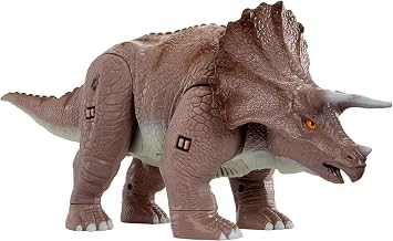 Armorsaurs Armor-Up Triceratops Dinosaur Cobalt - Action Figure, 7 Removable Armour Pieces with Tail-Triggered Chomp Action, Suitable for Children Ages 6+