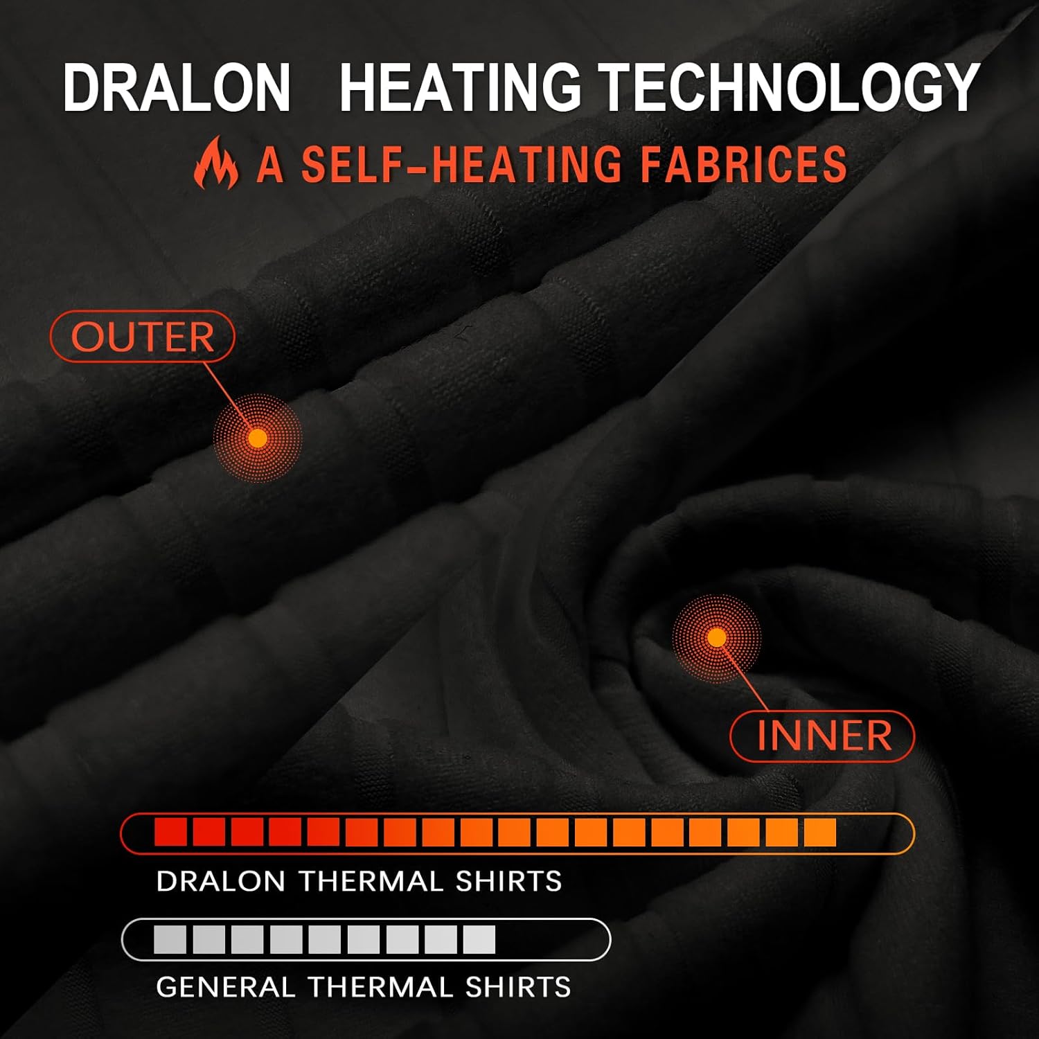 WOWENY Womens Long Sleeve Thermal Shirts V Neck Underwear Tops T Shirts Warm Base Layer Basic Fitted Tees - Image 3