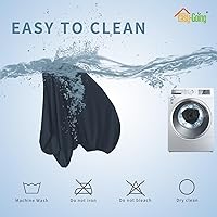 Vista 28 de Easy-Going Fundas Elásticas de 3 Piezas para Cojines de Sofá para Sofá Seccional Izquierdo/Derecho en Forma de L Chaise Lounge Funda de Asiento