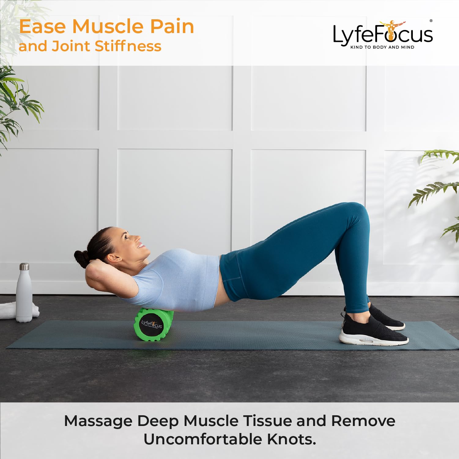 Rullo Morbido In Schiuma Per Trigger Point Per Yoga E Pilates - Foto 5