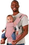 Beco Gemini Porte-bébés de nouveau-nés à tout-petit - Porte-bébé ergonomique certifié pour les nourrissons et les enfants de 7 à 35 lb - Porte Bébé M Forme, Siège réglable, Respirant 3D Mesh (Cool Gris foncé)