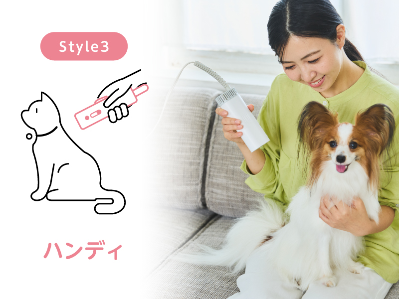 テスコム ペットドライヤー HUG AIR 2段階風量・4風温調整 3way 新製品】 ペットドライヤー 犬 猫 テスコム HUGAIR 2段階風量 4風温