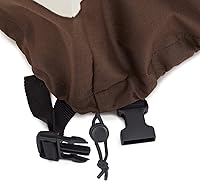 Vista 2 de Yaxa Basics - Fundas para sofá de 3 plazas para exteriores y muebles de patio, impermeables, anti-UV, duraderas, Beige/Marrón