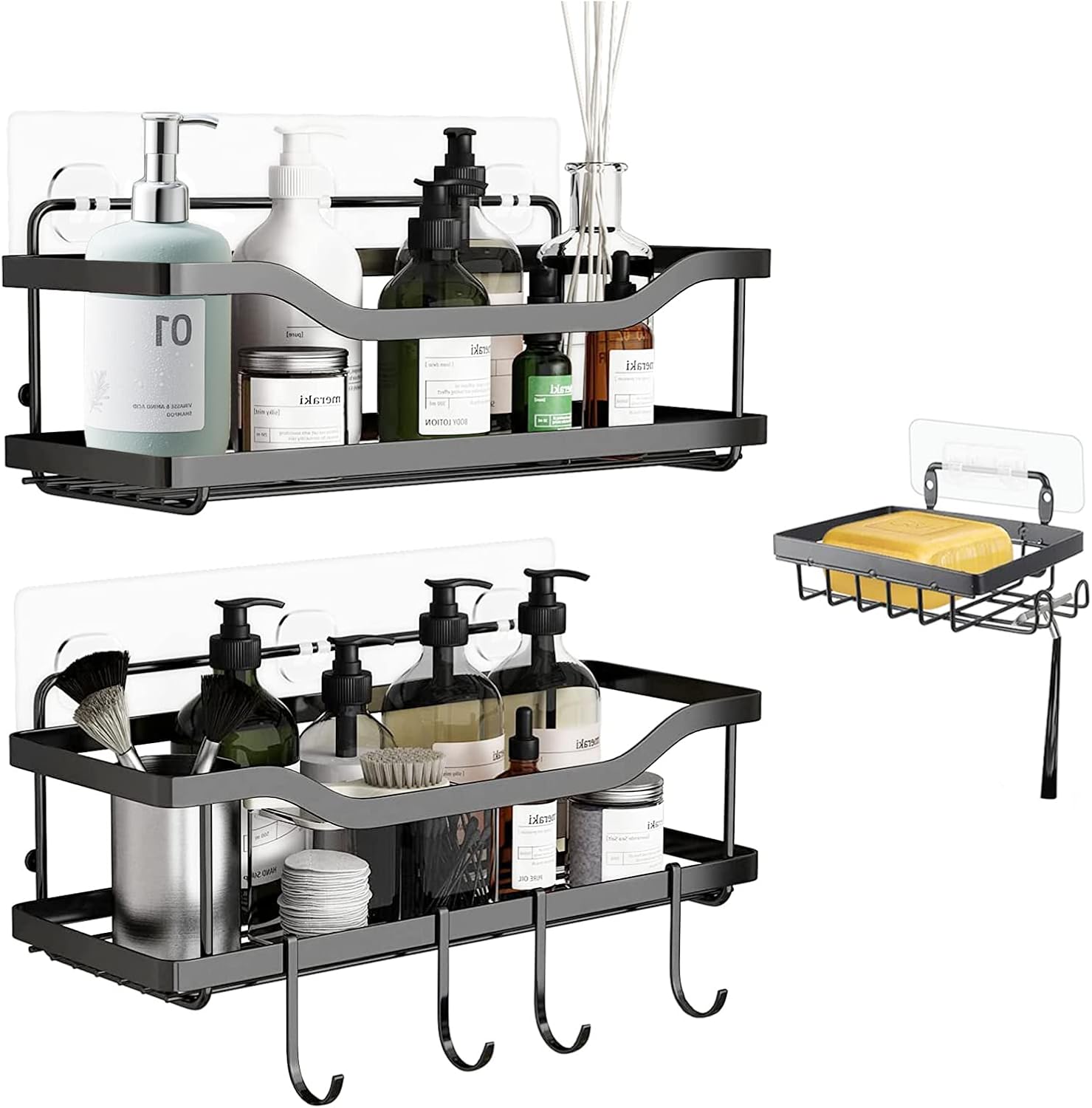 Shower Caddy Shelves for Inside Shower Bathroom Organizer