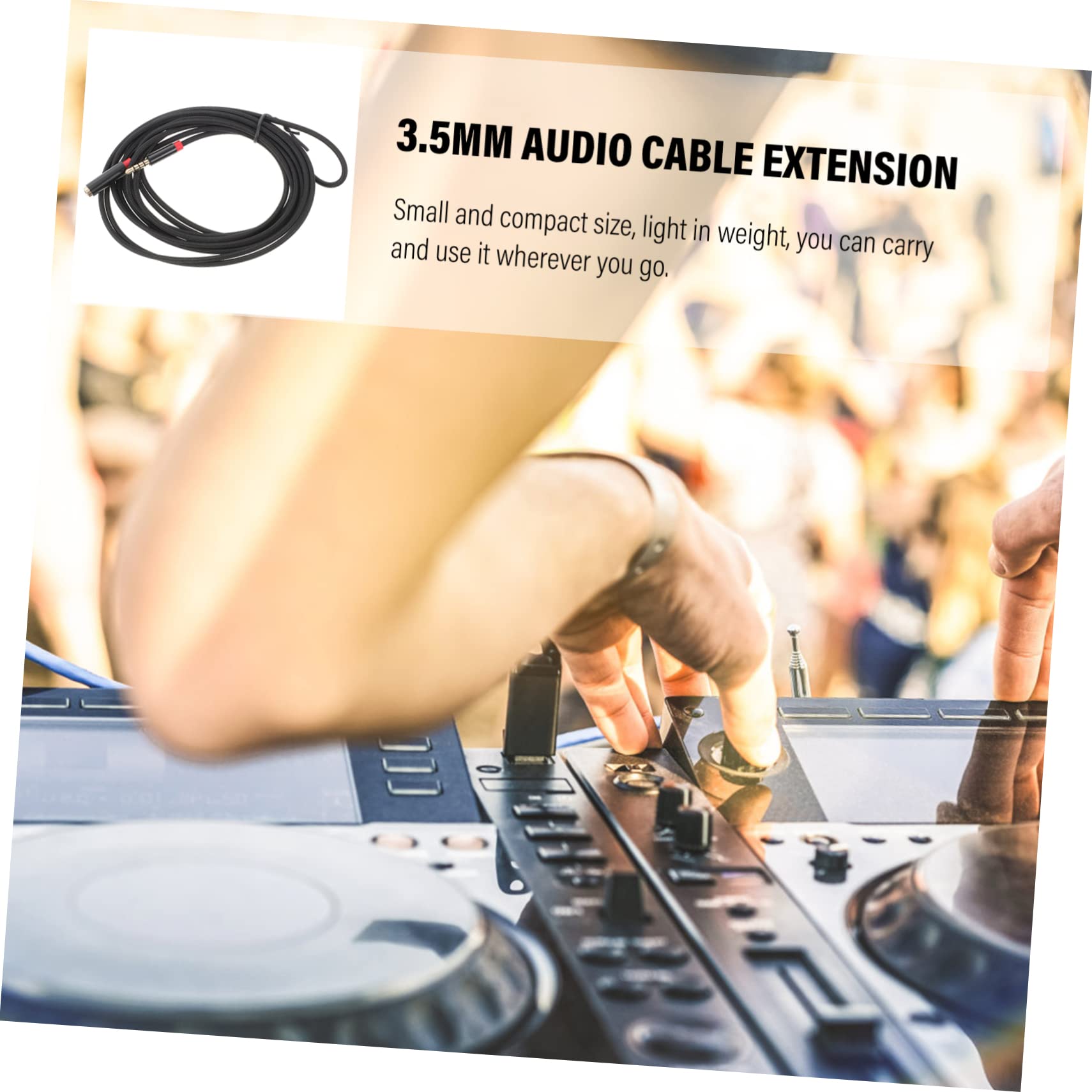 PartyKindom 5 Stücke 3 5mm Headset Verlängerung Kabel Aux Kabel Keine Verschleiß Widerstand Kompatibel Geräte