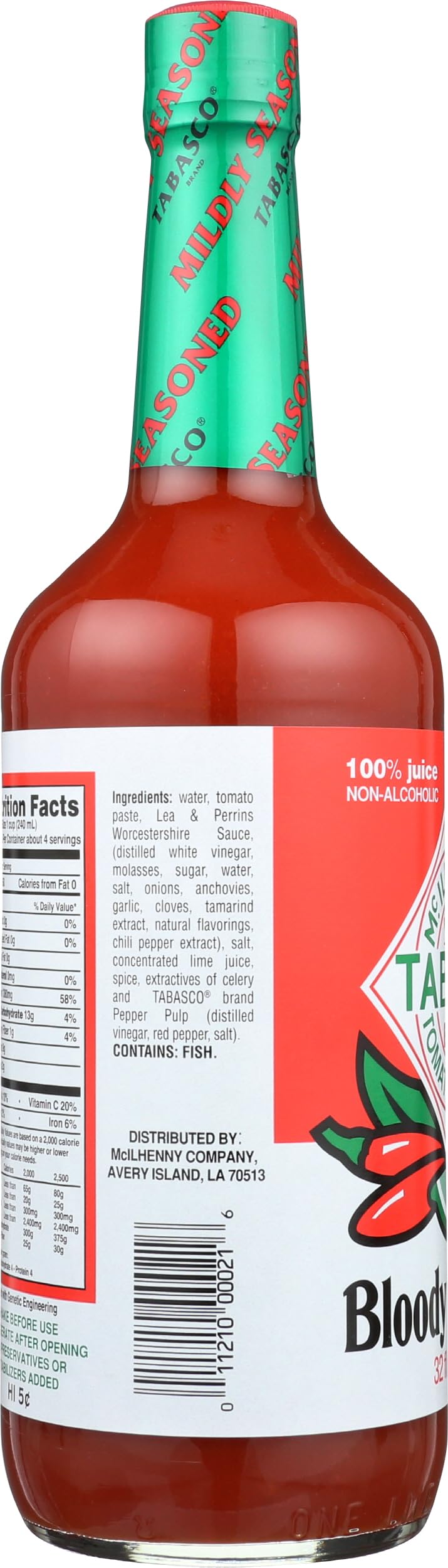 Amazon.com : TABASCO Original Bloody Mary Mix - 32 oz. bottle : Bloody Mary  Cocktail Mixes : Grocery & Gourmet Food