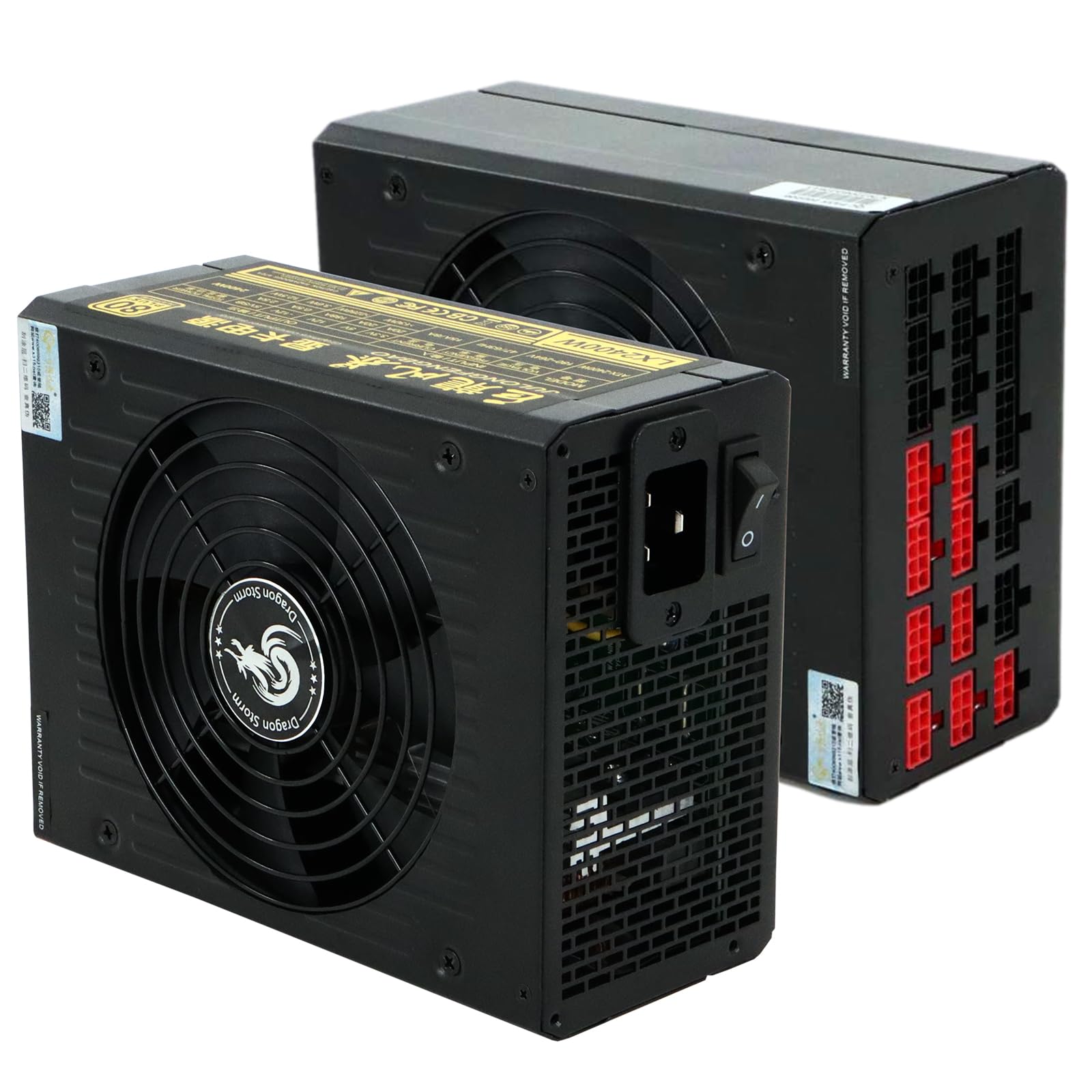 PROMINER GM1200 電源 MINING POWER SUPPLY Amazon.com: Fuente de alimentación minera de 1800 W, módulo GPU