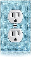 Vista 29 de Gaocai 1 pieza Placas de pared con diamantes de imitación brillantes Cubierta de interruptor de luz Placa decorativa de pared con palanca única