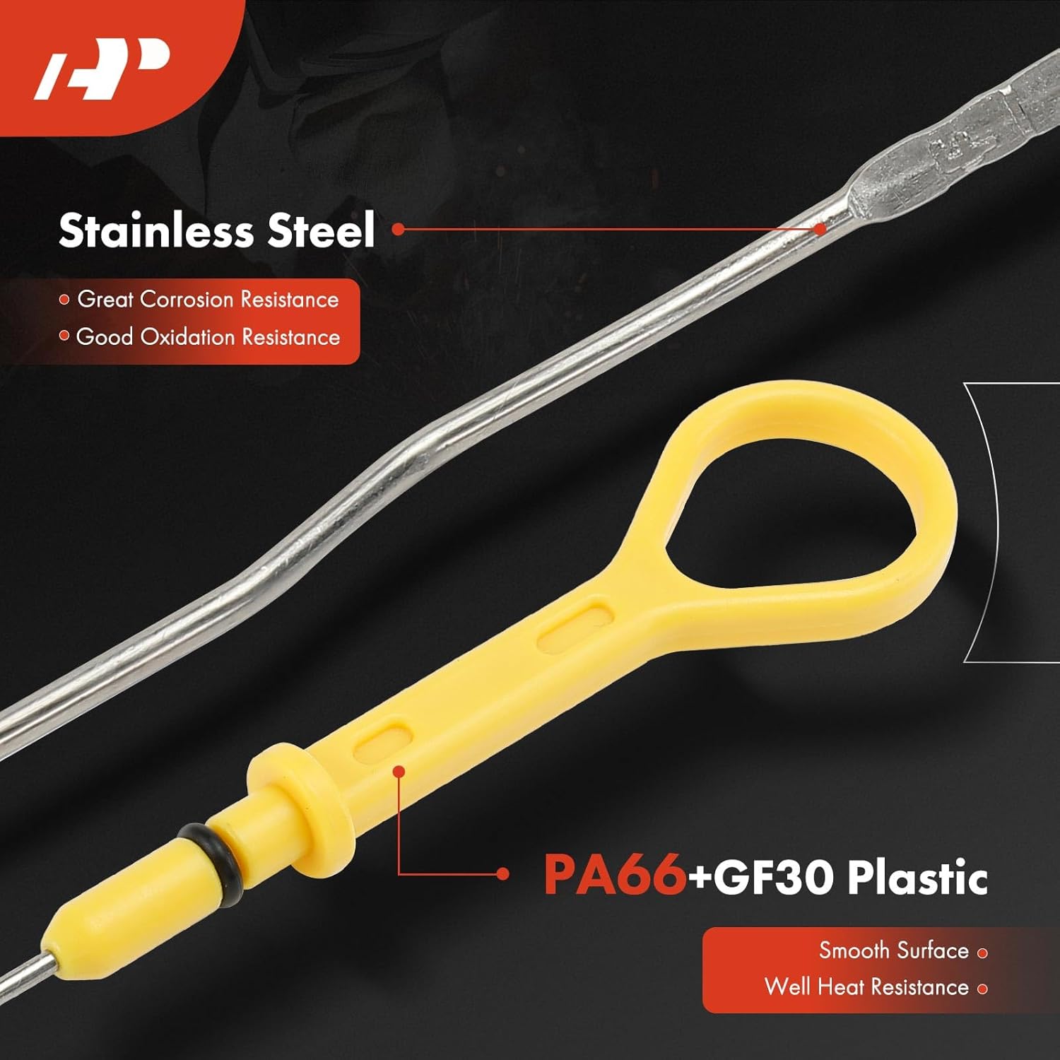 A-Premium L4 1.8L Engine Oil Dipstick Compatible with Mazda Miata 1999-2005, Engine Oil Measuring Rod Dip Stick