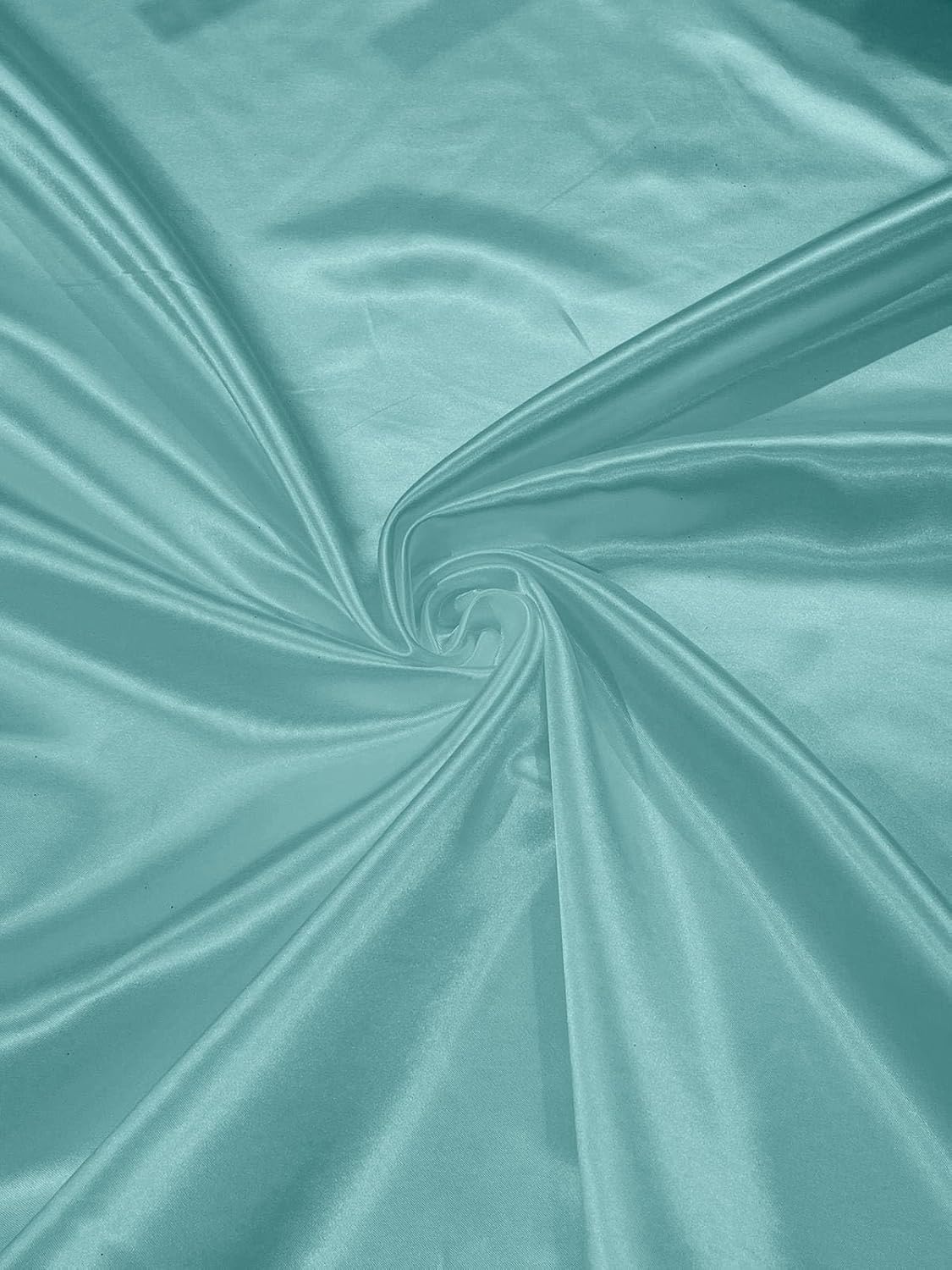 New Creations Fabric & Foam Inc, 60" Wide 100% Polyester Heavy Bridal Satin Fabric (Charcoal 1139, 5 Yards)