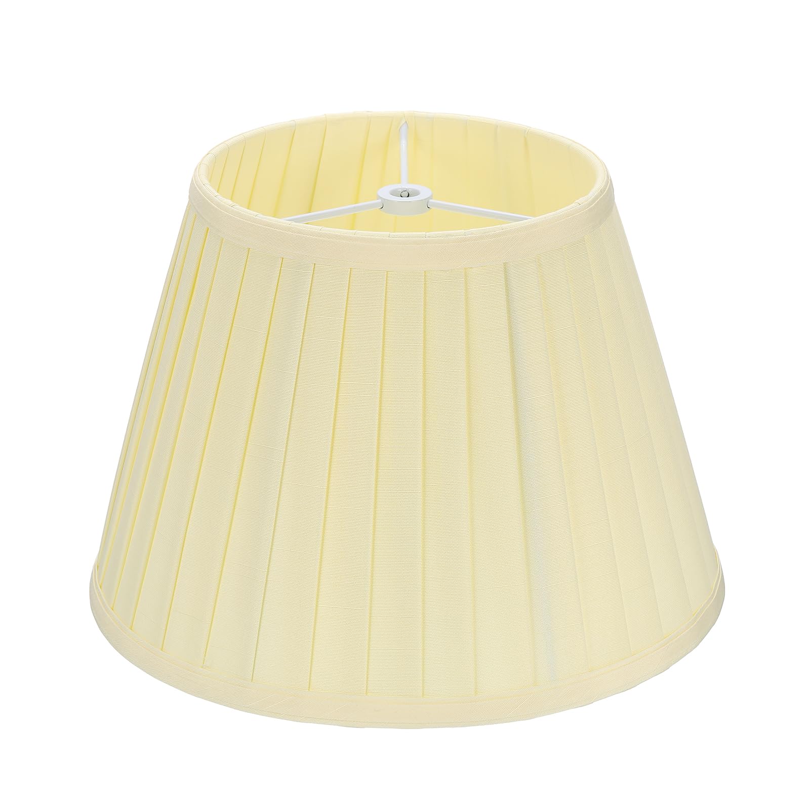 VIAPUICE Pleated Empire- Lamp Shade 16 Top x 26 Bottom x 19cm H- Cream