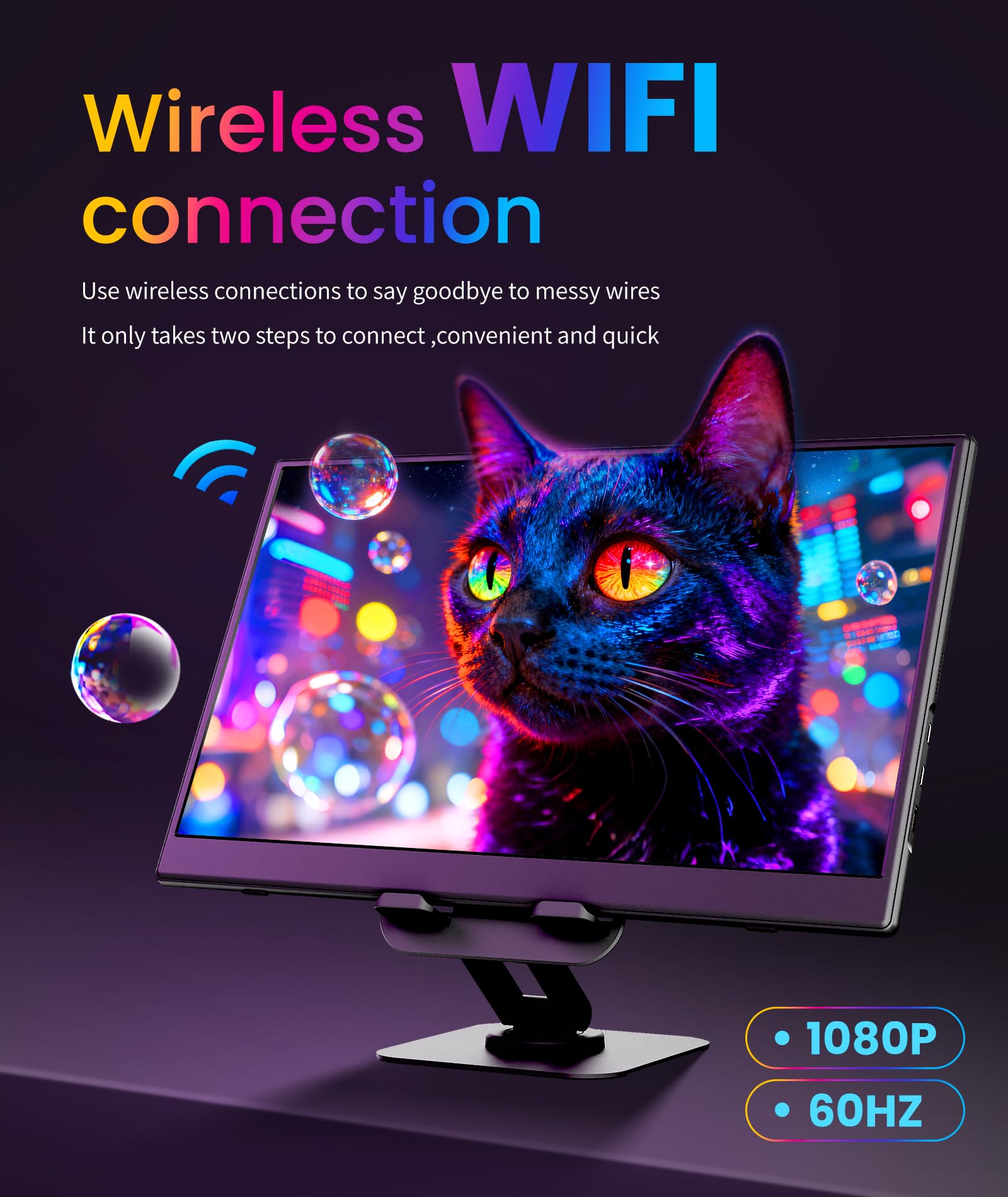 Amazon.co.jp: ノートパソコン/PC用ワイヤレスポータブルモニター