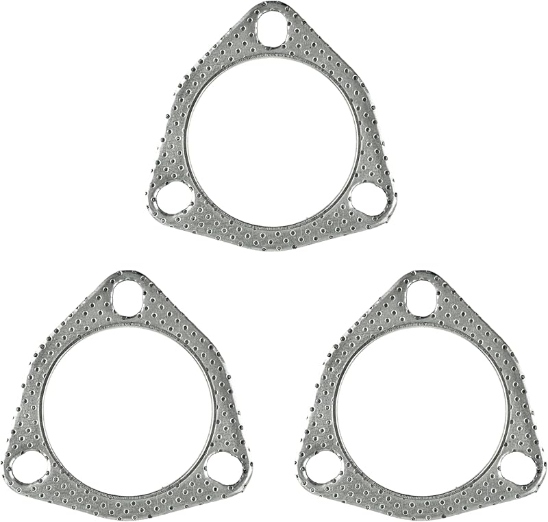 Junta do escapamento YAMAKATO 2,5" com flange de 3 parafusos – Pacote com 3