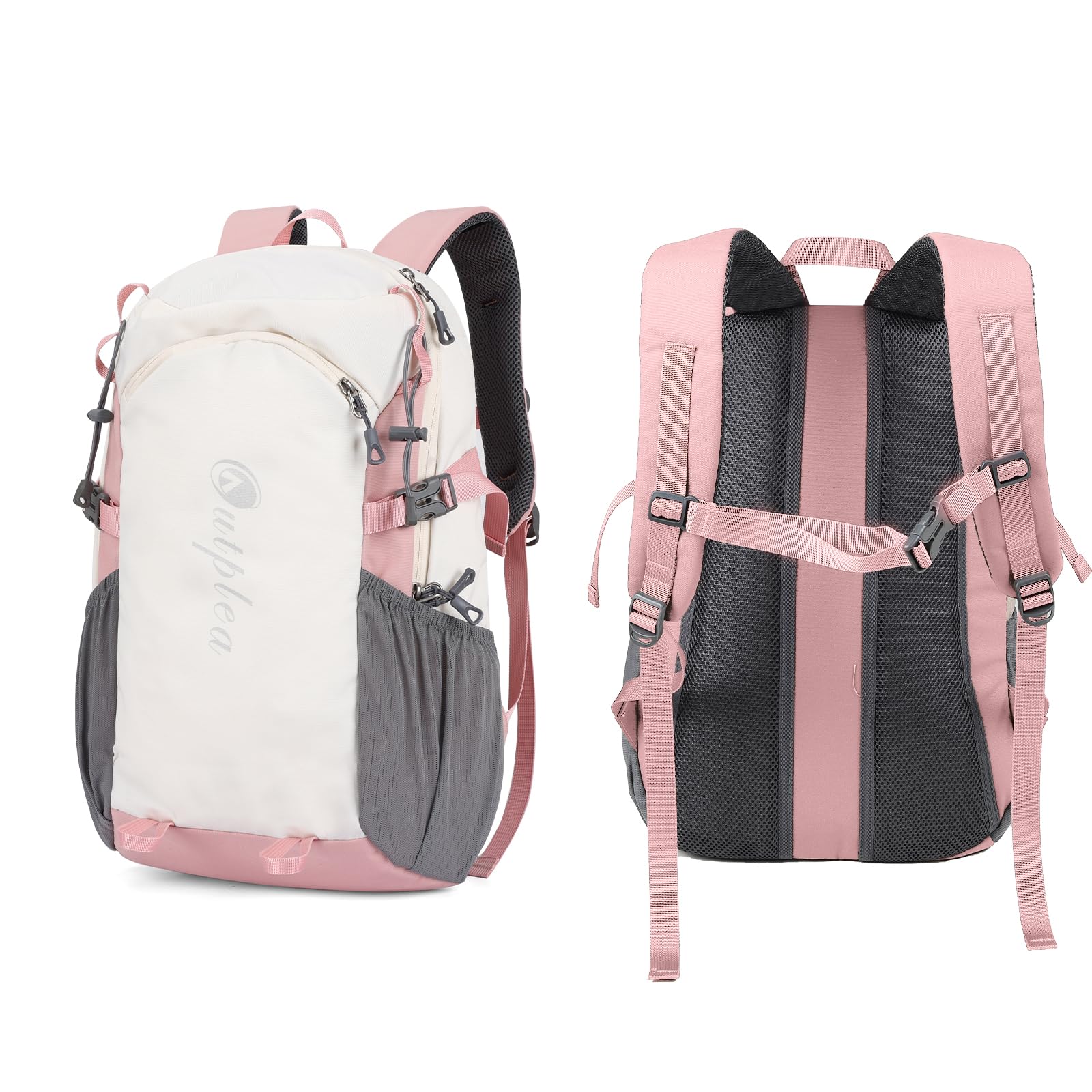 Sac à Dos de Randonnée Léger et Multifonctionnel 20L pour Femme, Sac a Dos Voyage Imperméable durable Sac de Sport Plein air Loisirs Camping Vélo-Rose