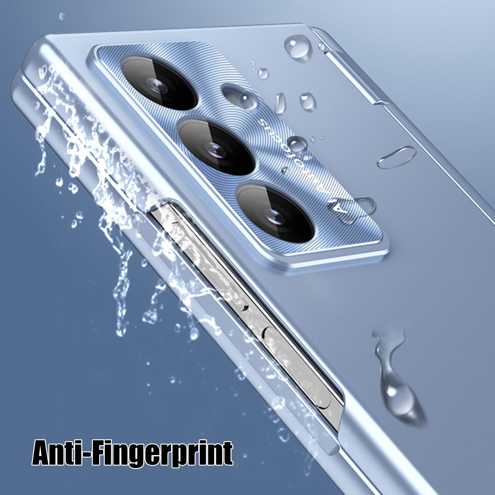 Galwanizowane etui do Samsung Galaxy Z Fold 7, smukłe, matowe tworzywo PC, odporne na wstrząsy etui dla kobiet mężczyzn z metalową ochroną zawiasów obiektywu, kompleksowe etui (różowe)