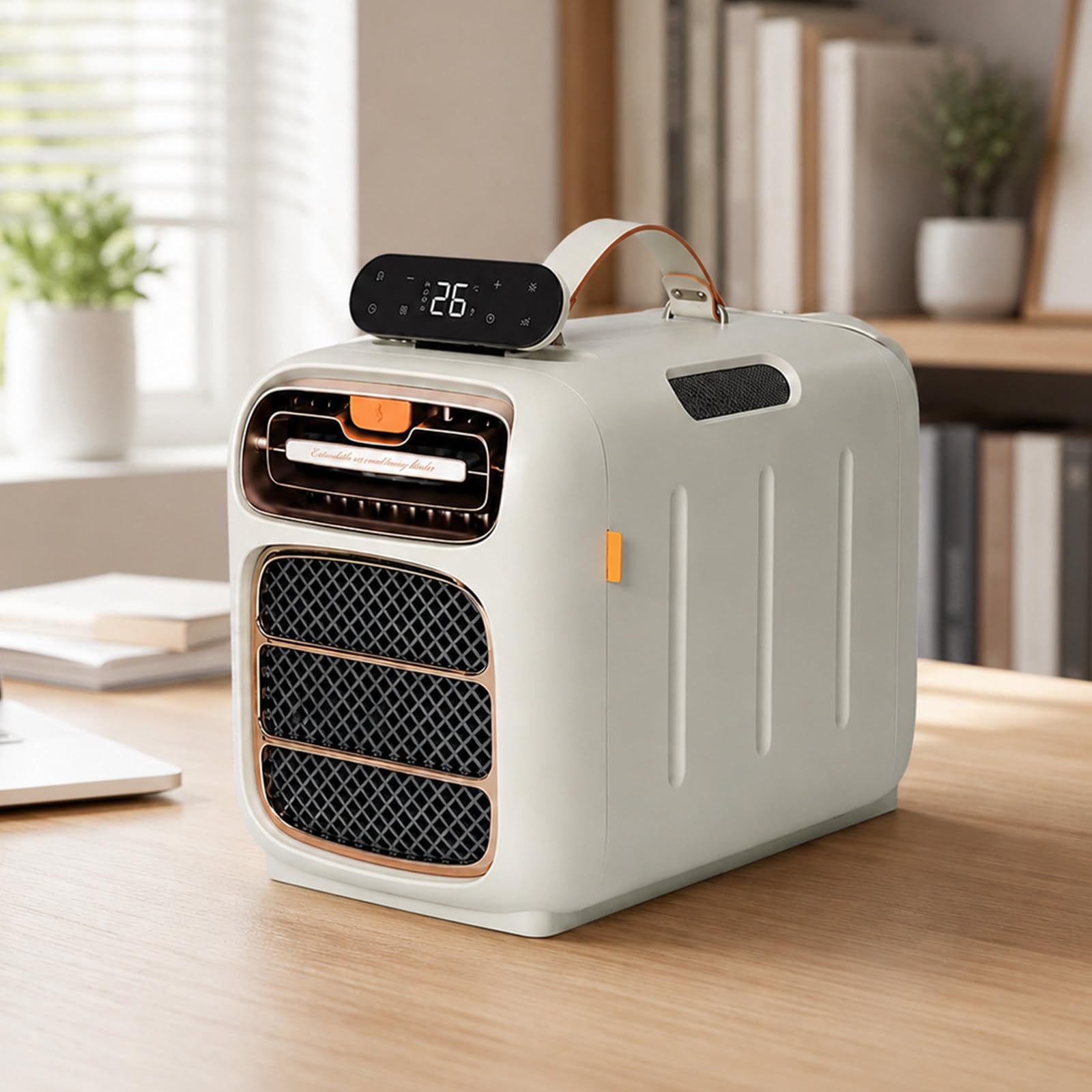 pealiritansemen Portable AC Unit for RV, 4700 BTU Tent Air Conditioner, 4 Modes (Cool, Dry, Fan and Sleep Modes), 3 Speeds, Adjustable Timer and Self-Evaporating Design for Camping and Small Spaces