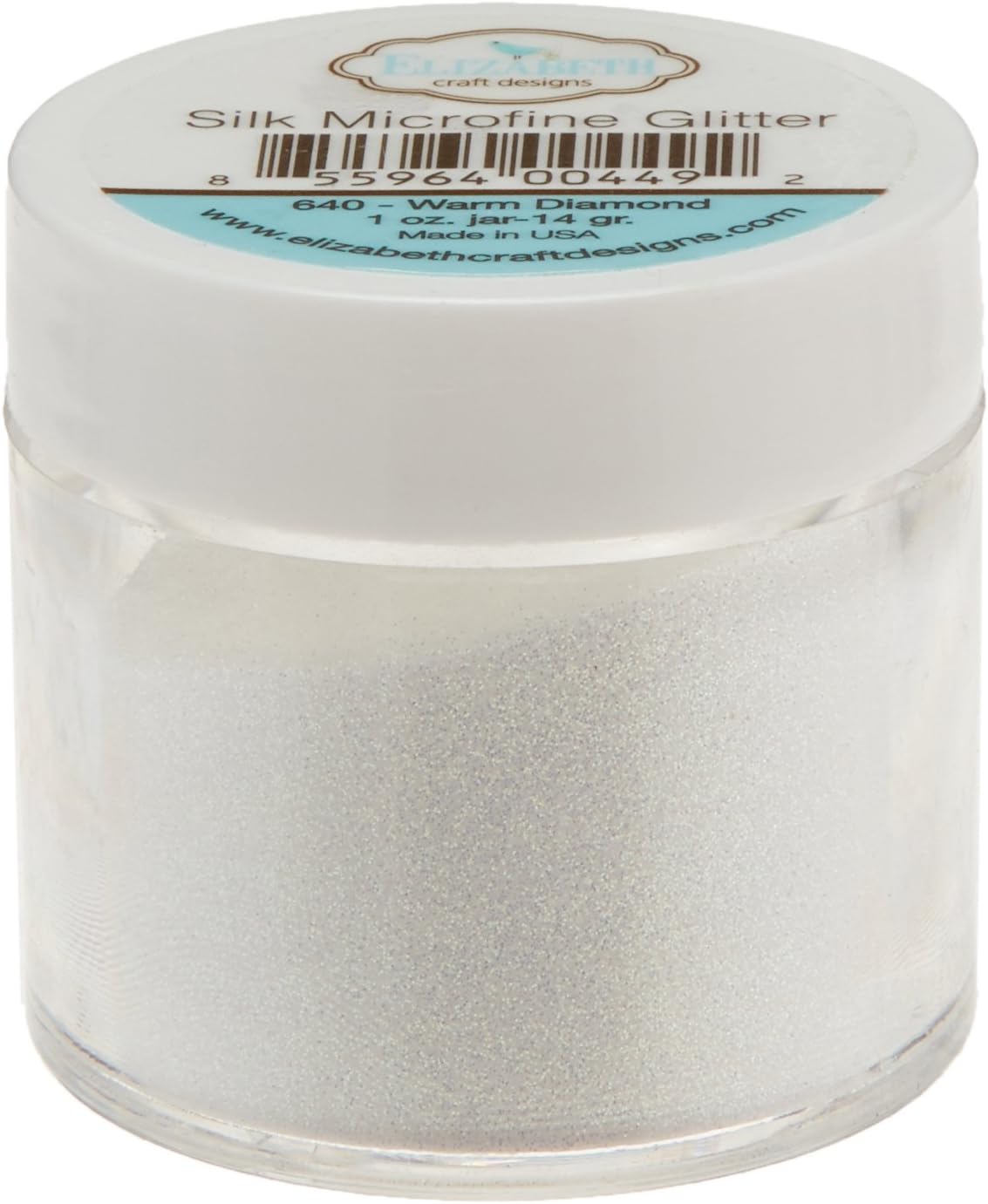Elizabeth Crafts Silk Microfine Glitter 14 Grams-Warm Diamond