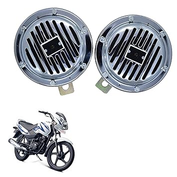 Vagary Chorme electric Horn Set forTVS Sport