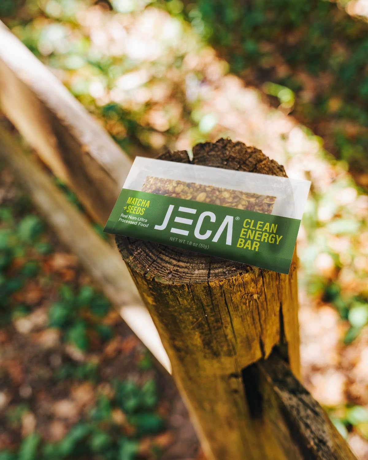 JECA® Matcha Seeds Energy Bars - Plant-Based Snack with Matcha Green Tea, Oats, Peanuts, & Organic Agave Nectar - Vegan, Gluten-Free, Non-GMO - Natural Ingredients - Chewy Texture - 1.8 oz, 12-Pack