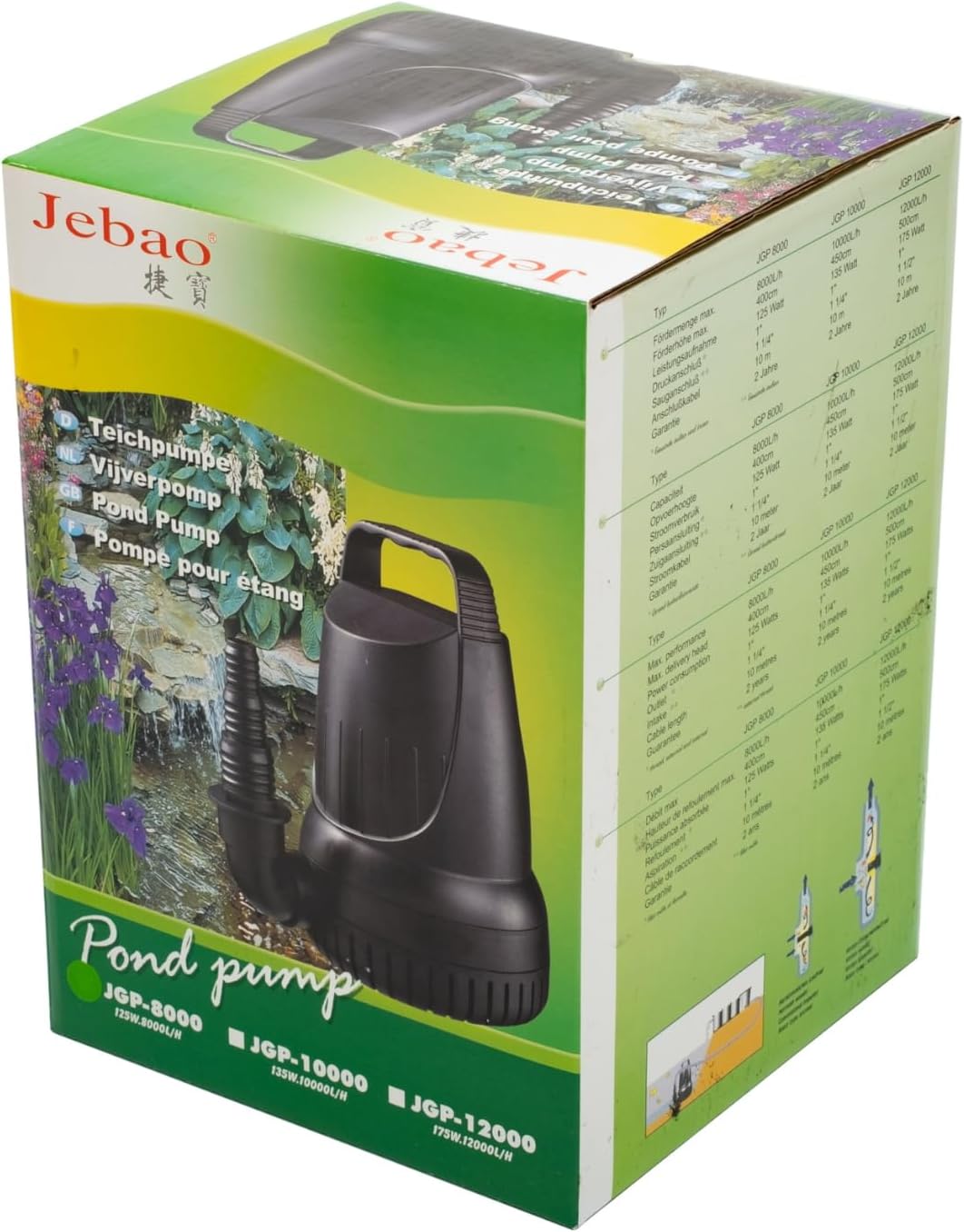 Jebao Magnetic Drive Waterfall Pump (2100 GPH)