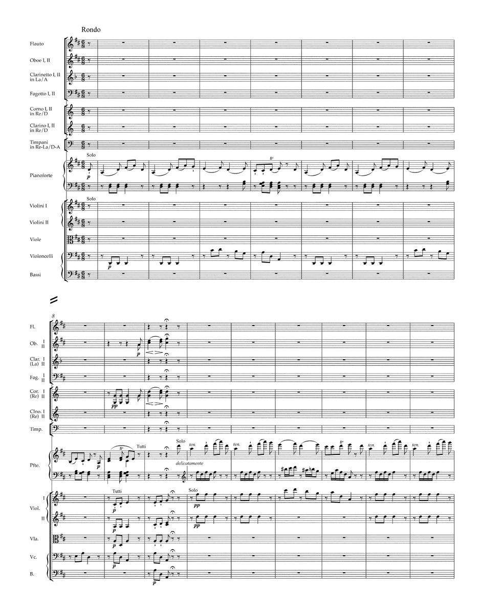 Konzert für Klavier und Orchester D-Dur op. 61 -nach dem Violinkonzert-. BÄRENREITER URTEXT. Partitur, Urtextausgabe: Solistischer Klavierpart im ... des Violinkonzerts op. 61. Vorw. dtsch.-engl.