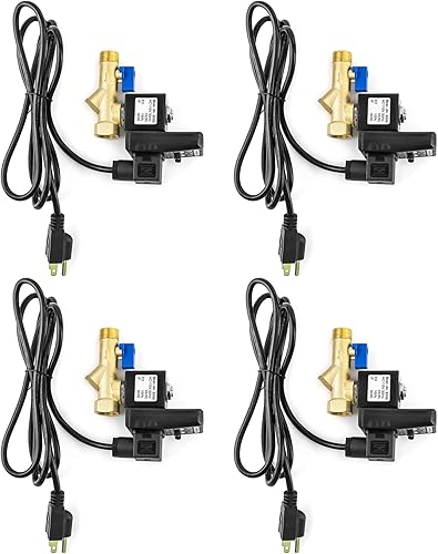 Miniatura 9 de QWORK Válvula de drenaje electrónica, 2 paquetes de CA 110V 1/2 "drenaje automático automático del tanque para el aire comprimido