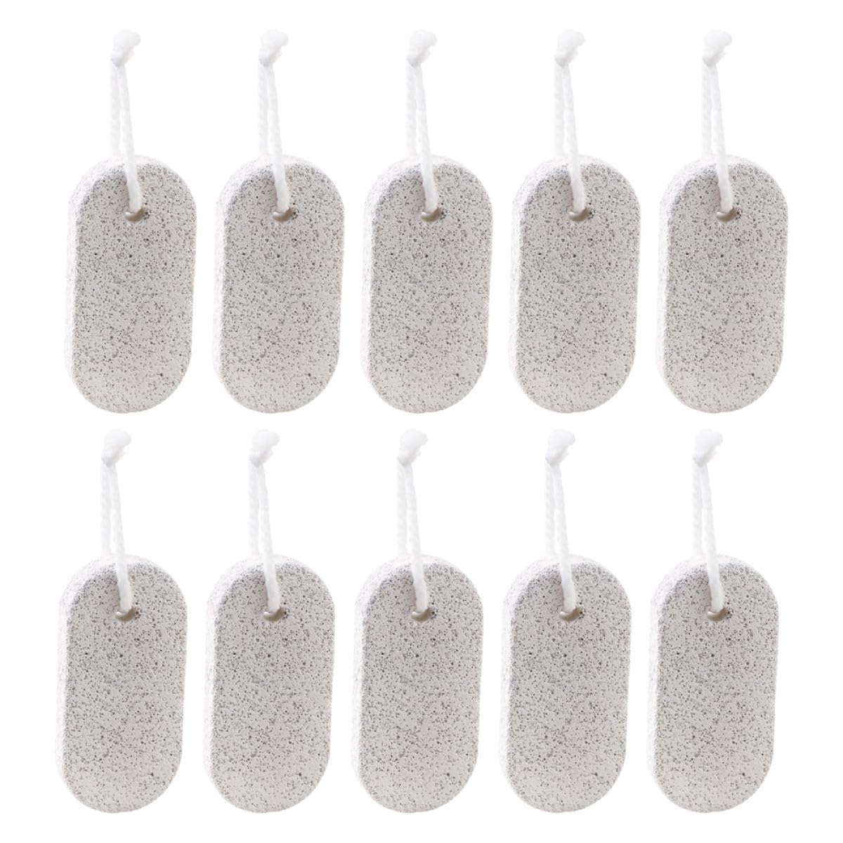 VOSAREA Pierres à Frotter les Pieds Élimination des Callosités en Pierre Volcanique Naturelle et Soin du Pied à Domicile 20pcs pour Pédicure